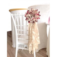 tiffany chair fabric ornament flower